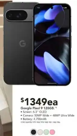 Harvey Norman Google Pixel 9 128GB offer