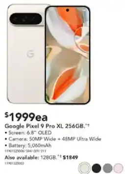 Harvey Norman Google Pixel 9 Pro XL 256GB offer