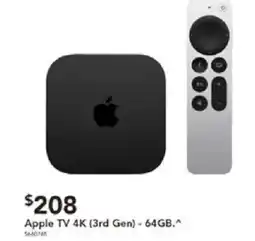 Harvey Norman Apple TV 4K (3rd Gen) - 64GB offer