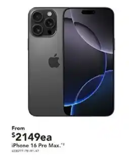 Harvey Norman iPhone 16 Pro Max offer