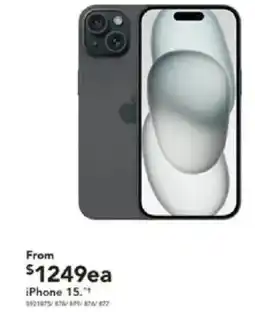 Harvey Norman iPhone 15 offer