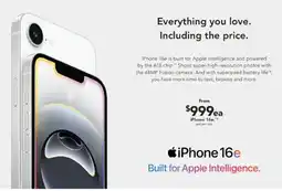 Harvey Norman Iphone 16e offer