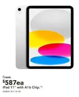 Harvey Norman iPad 11" with A16 Chip offer