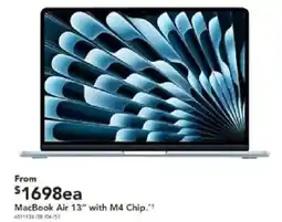 Harvey Norman MacBook Air 13" with M4 Chip offer