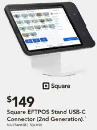 Harvey Norman Square eftpos stand usb-c connector (2nd generation) offer