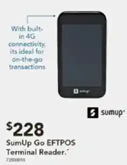 Harvey Norman Sum up go eftpos terminal reader offer
