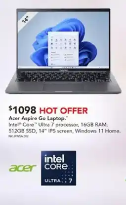 Harvey Norman Acer Aspire Go Laptop offer