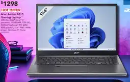 Harvey Norman Acer Aspire A515 Gaming Laptop offer