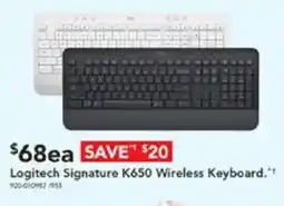 Harvey Norman Logitech Signature K650 Wireless Keyboard offer