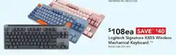 Harvey Norman Logitech signature k855 wireless mechanical keyboard offer