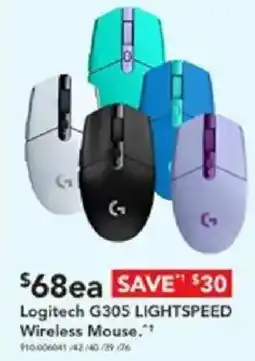 Harvey Norman Logitech G305 LIGHTSPEED Wireless Mouse offer