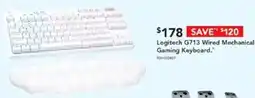 Harvey Norman Logitech G713 Wired Mechanical Gaming Keyboard offer