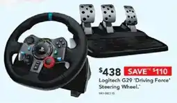 Harvey Norman Logitech G29 'Driving Force' Steering Wheel offer
