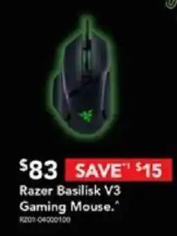 Harvey Norman Razer basilisk v3 gaming mouse offer