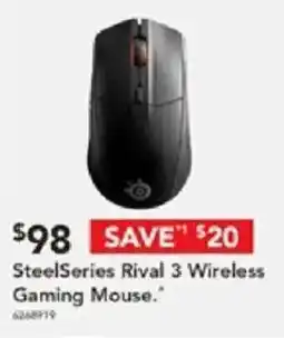 Harvey Norman SteelSeries Rival 3 Wireless Gaming Mouse offer