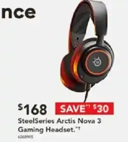 Harvey Norman SteelSeries Arctis Nova 3 Gaming Headset offer