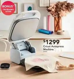 Harvey Norman Cricut autopress machine offer