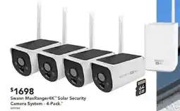 Harvey Norman Swann MaxRanger4K Solar Security Camera System - offer