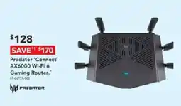 Harvey Norman Predator 'Connect' AX6000 Wi-Fi 6 Gaming Router offer