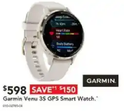 Harvey Norman Garmin Venu 35 GPS Smart Watch offer