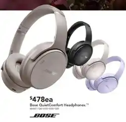 Harvey Norman Bose QuietComfort Headphones offer