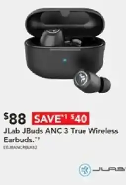 Harvey Norman JLab JBuds ANC 3 True Wireless Earbuds offer
