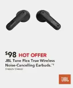 Harvey Norman JBL Tune Flex True Wireless Noise-Cancelling Earbuds offer