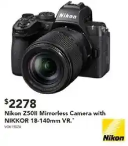 Harvey Norman Nikon 25011 Mirrorless Camera with NIKKOR 18-140mm VR offer