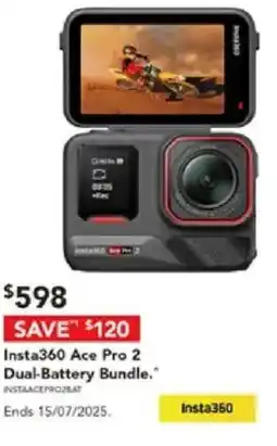 Harvey Norman Insta360 Ace Pro 2 Dual-Battery Bundle offer