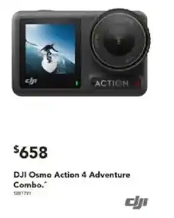 Harvey Norman DJI Osmo Action 4 Adventure Combo offer