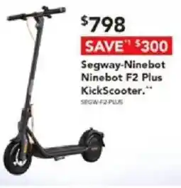 Harvey Norman Segway-Ninebot Ninebot F2 Plus KickScooter offer