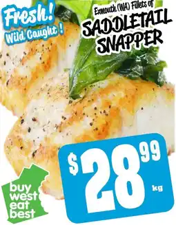 Farmer Jack's Exmouth (wa) fillets of sadoletail snapper offer