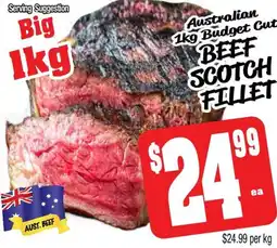 Farmer Jack's Beef scotch fillet offer