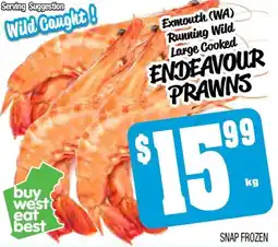 Farmer Jack's Endeavour prawns offer