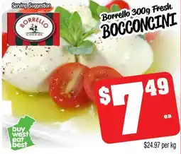 Farmer Jack's Borrello fresh bocconcini offer