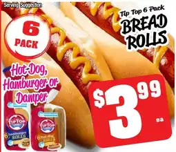 Farmer Jack's Tip top bread rolls offer