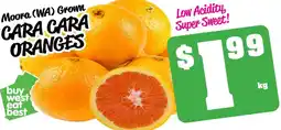 Farmer Jack's Moora (wa) grown cara cara oranges offer