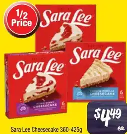 Farmer Jack's Sara Lee Cheesecake offer