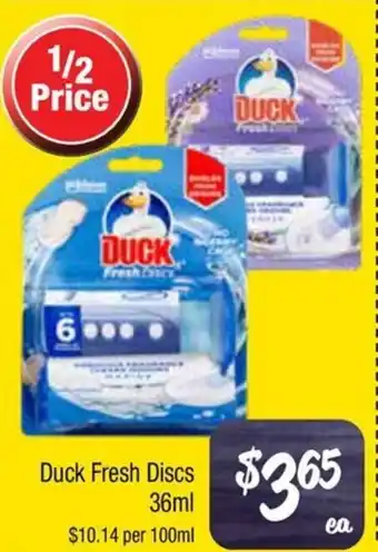Farmer Jack's Duck Fresh Discs offer