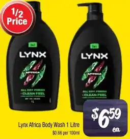 Farmer Jack's Lynx Africa Body Wash offer