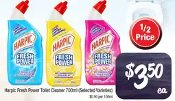 Farmer Jack's Harpic Fresh Power Toilet Cleaner offer