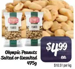 Farmer Jack's Olympic Peanuts ea Salted or unsalted offer