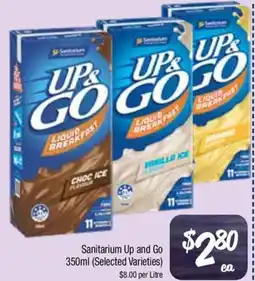 Farmer Jack's Sanitarium Up and Go offer