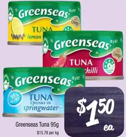Farmer Jack's Greenseas Tuna offer