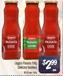 Farmer Jack's Leggo's Passata offer