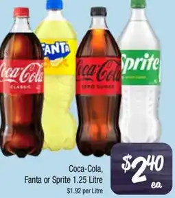 Farmer Jack's Coca-Cola, Fanta or Sprite offer
