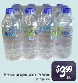 Farmer Jack's Flow Natural Spring Water offer