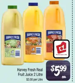 Farmer Jack's Harvey Fresh Real Fruit Juice offer