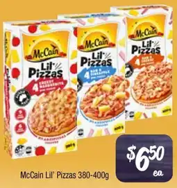 Farmer Jack's McCain Lil' Pizzas offer