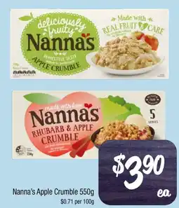 Farmer Jack's Nanna's Apple Crumble offer
